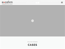 Tablet Screenshot of excofirm.com